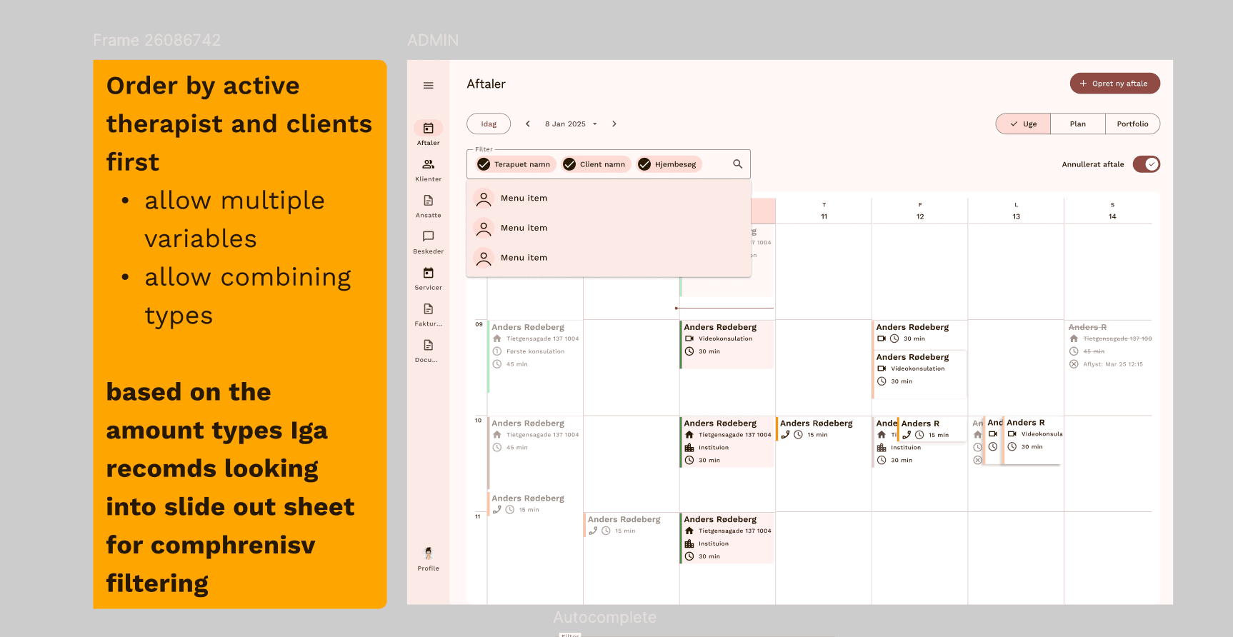 Second iteration of calendar cards image