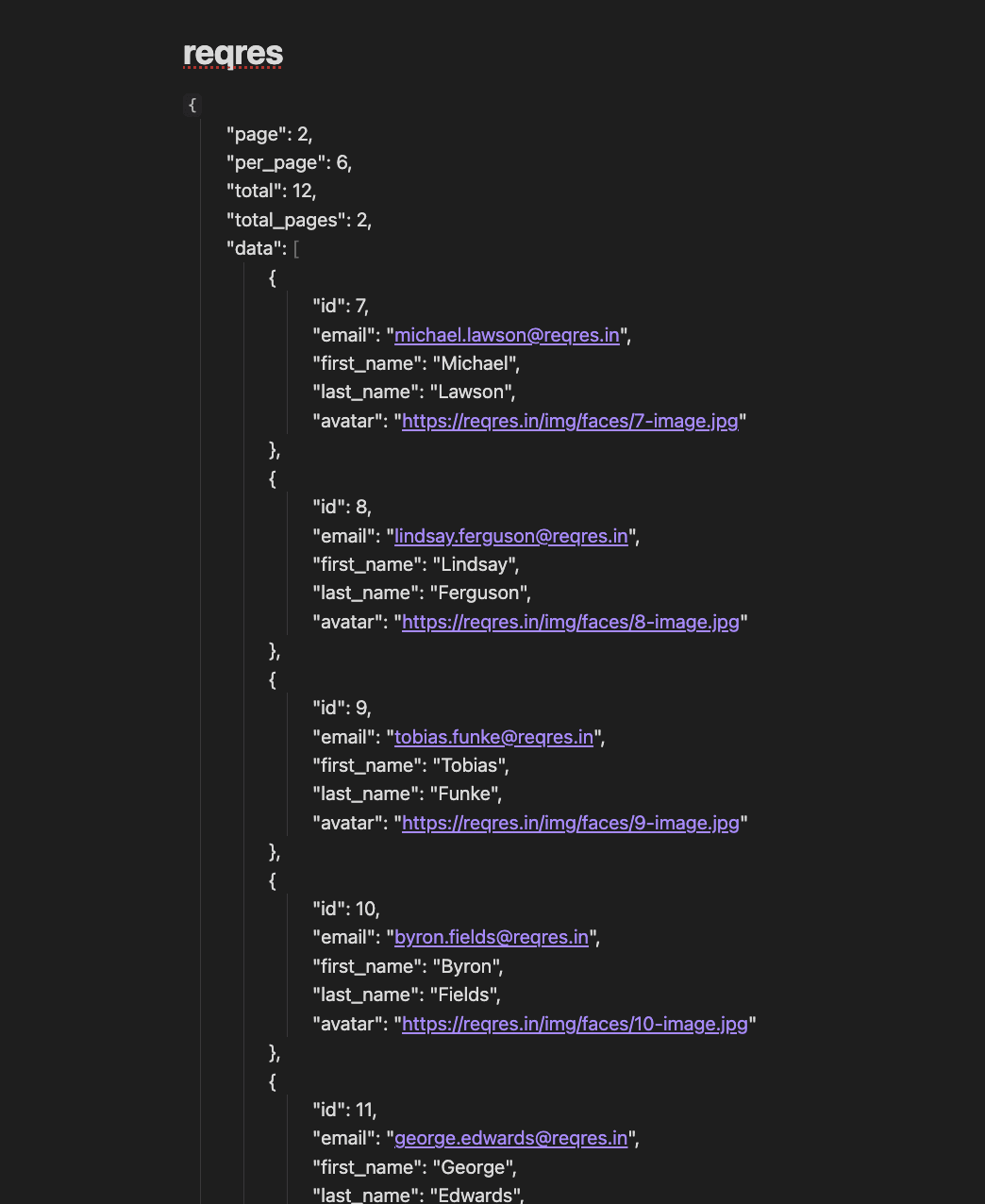 API image