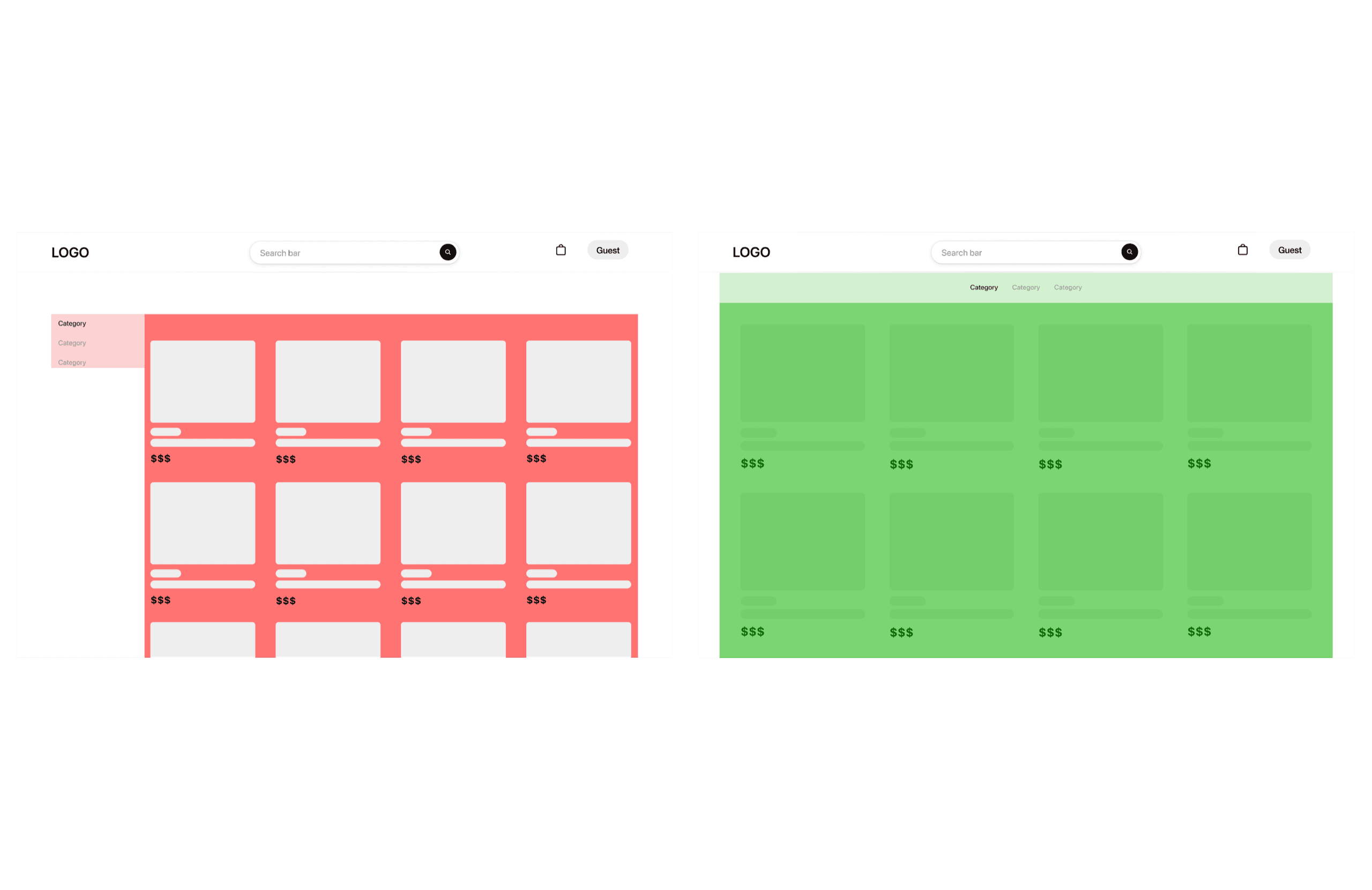 Horizontal Toolbar Design image