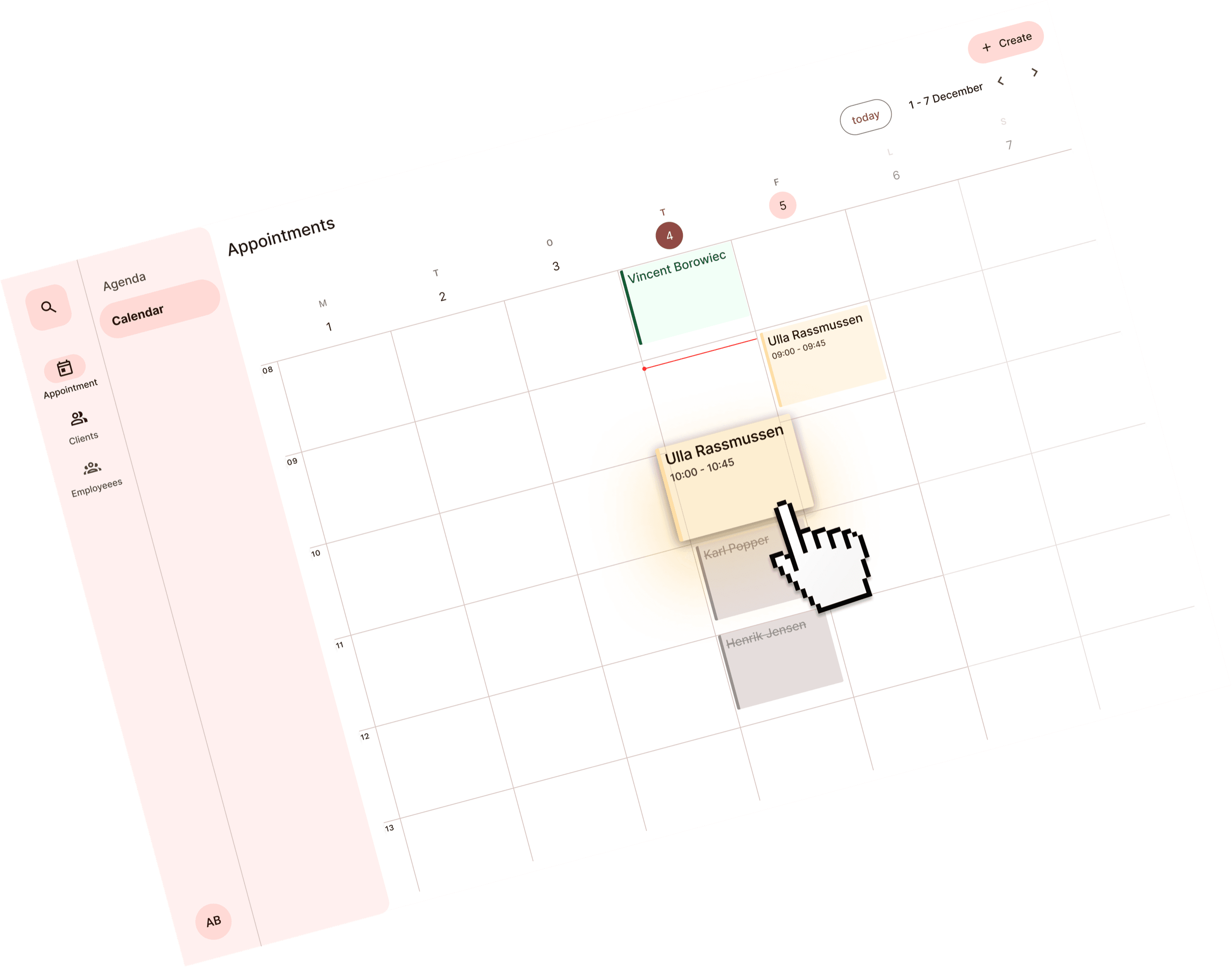 Appointment Management at Fysiofresh v1
