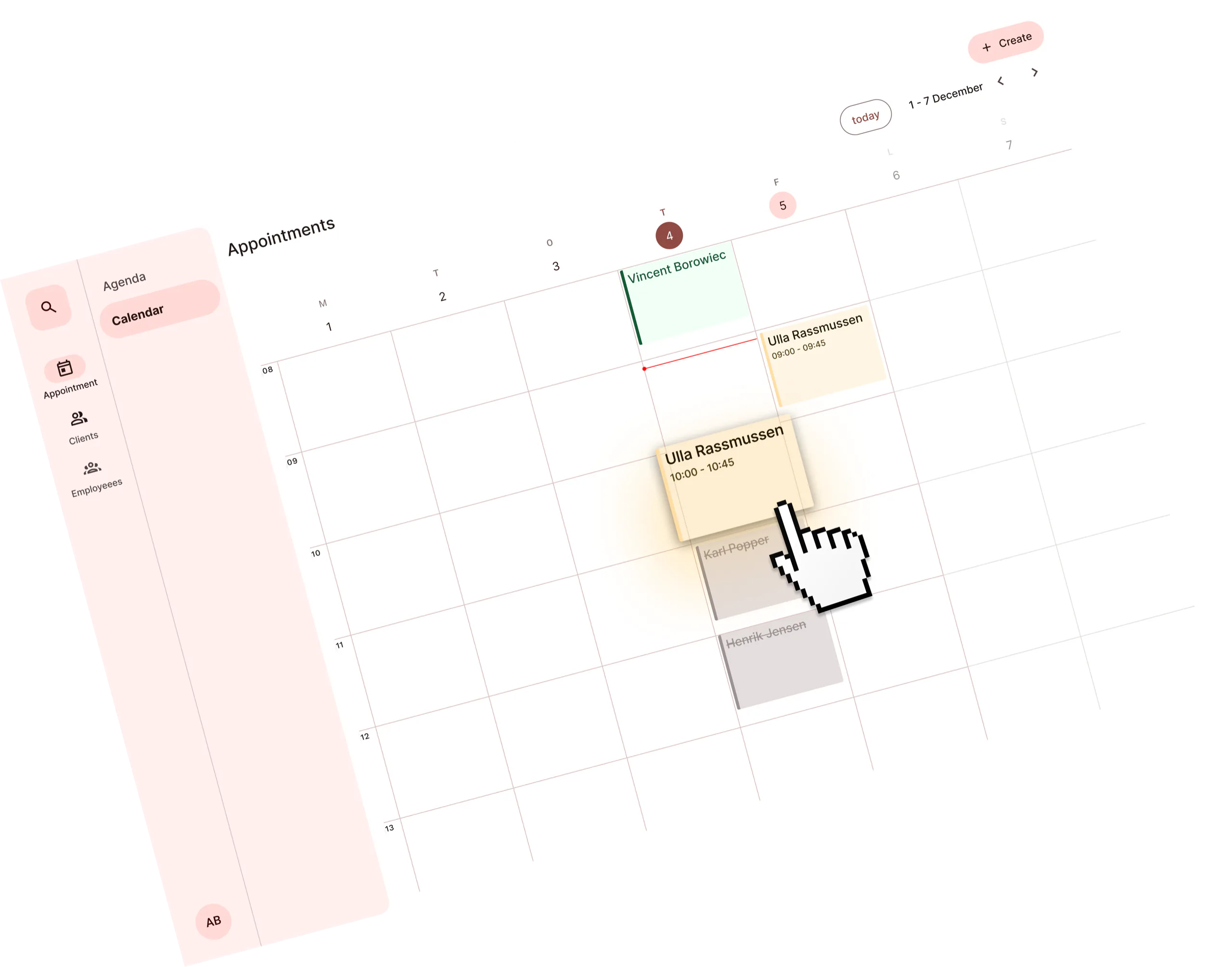 Appointment Management at Fysiofresh v1